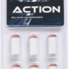 Brown Slip-On Tips & Ferrules - Pack of 6 - Blister Pack